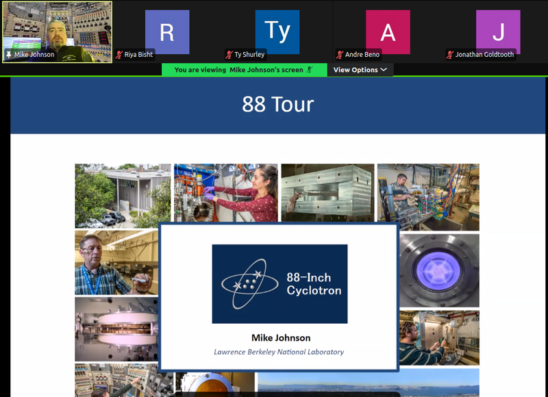Cyclotron Tour by Mike Johnson
